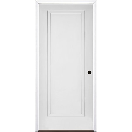 Trimlite Primed 1Panel 2Step Interior Shaker 20 Min Fire Rated 49/16" LH Prehung Door Brushed Chrome Hinges 3068134PRI849120MLH26DB4916